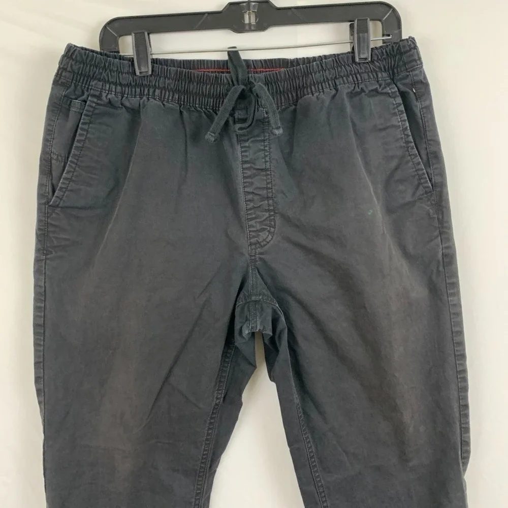 Vans Range Elastic Loose Jogger Pants Mens Large Gray Skate Casual Chino